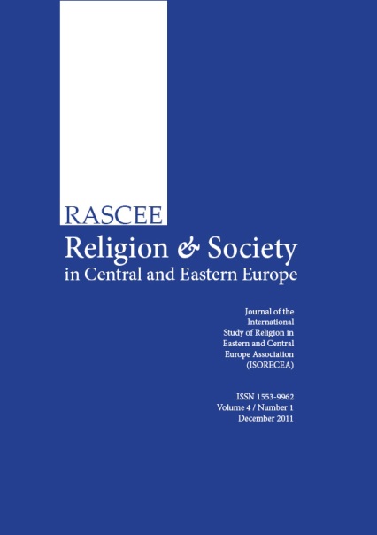					View Vol. 4 No. 1 (2011): Religion and Society in Central and Eastern Europe
				